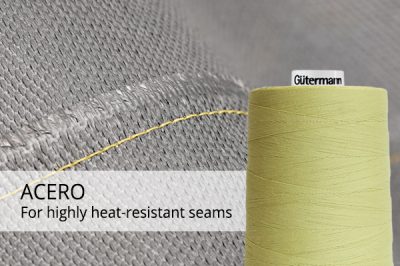 Acero for highly heat-resistant seams